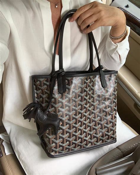 goyard tote white small|Goyard tote prices.